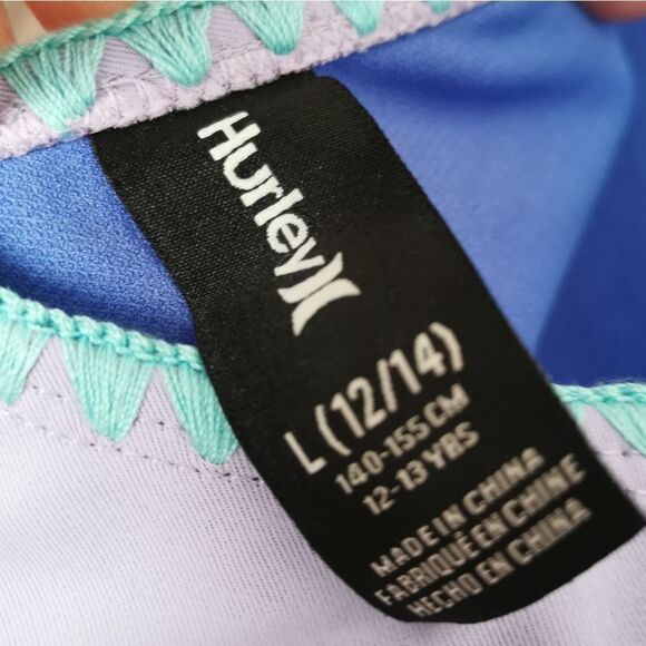 New Hurley swimsuit girls size 12/14 - Picture 2 of 4